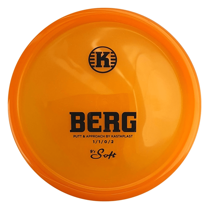 Kastaplast Berg Soft Orange Disc Golf Putter