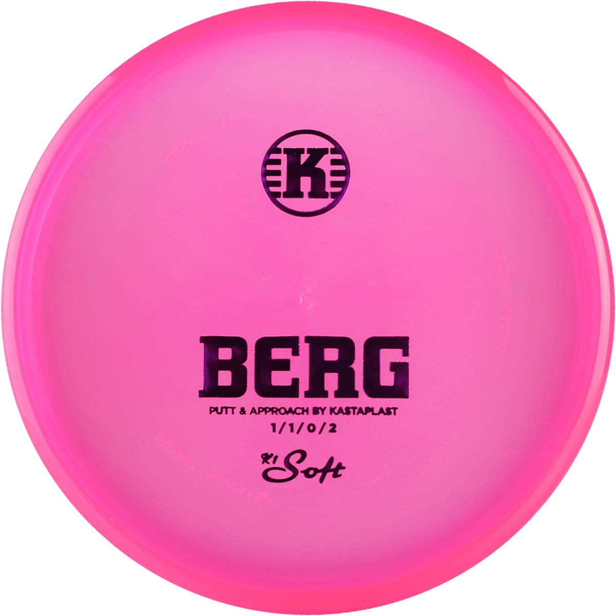 Pink Kastaplast Berg Soft disc golf putter