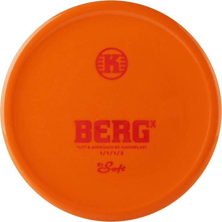 Kastaplast Berg X Soft Orange Disc Golf Disc