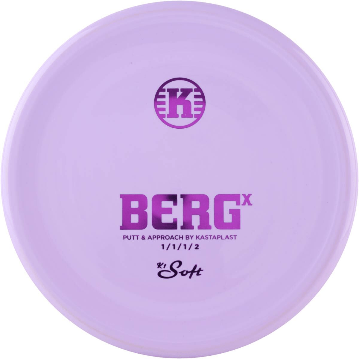 Kastaplast Berg X Soft Purple Disc Golf Putt & Approach