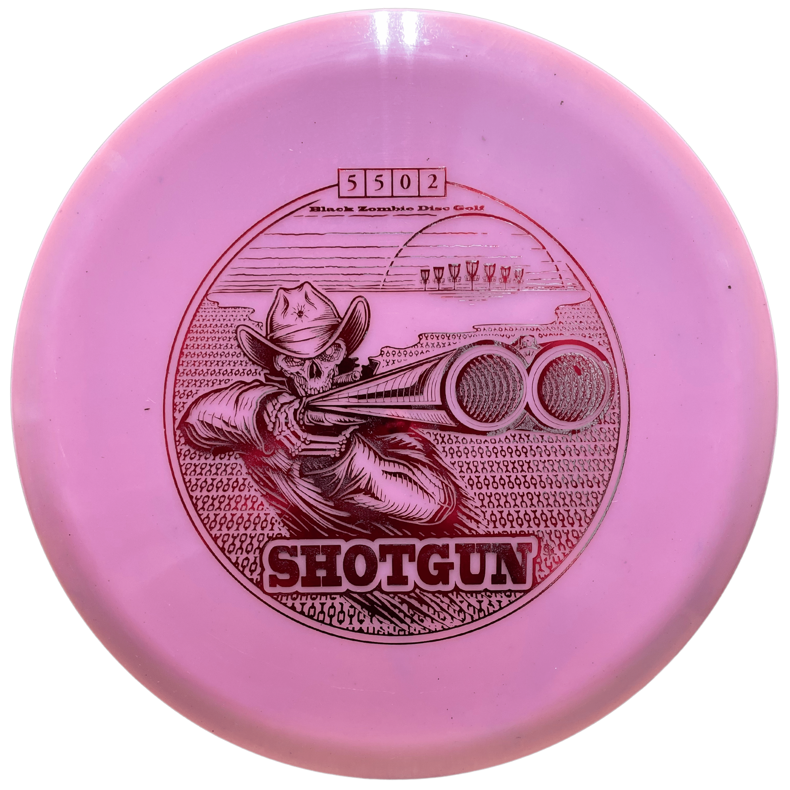 Pink Shotgun disc golf disc