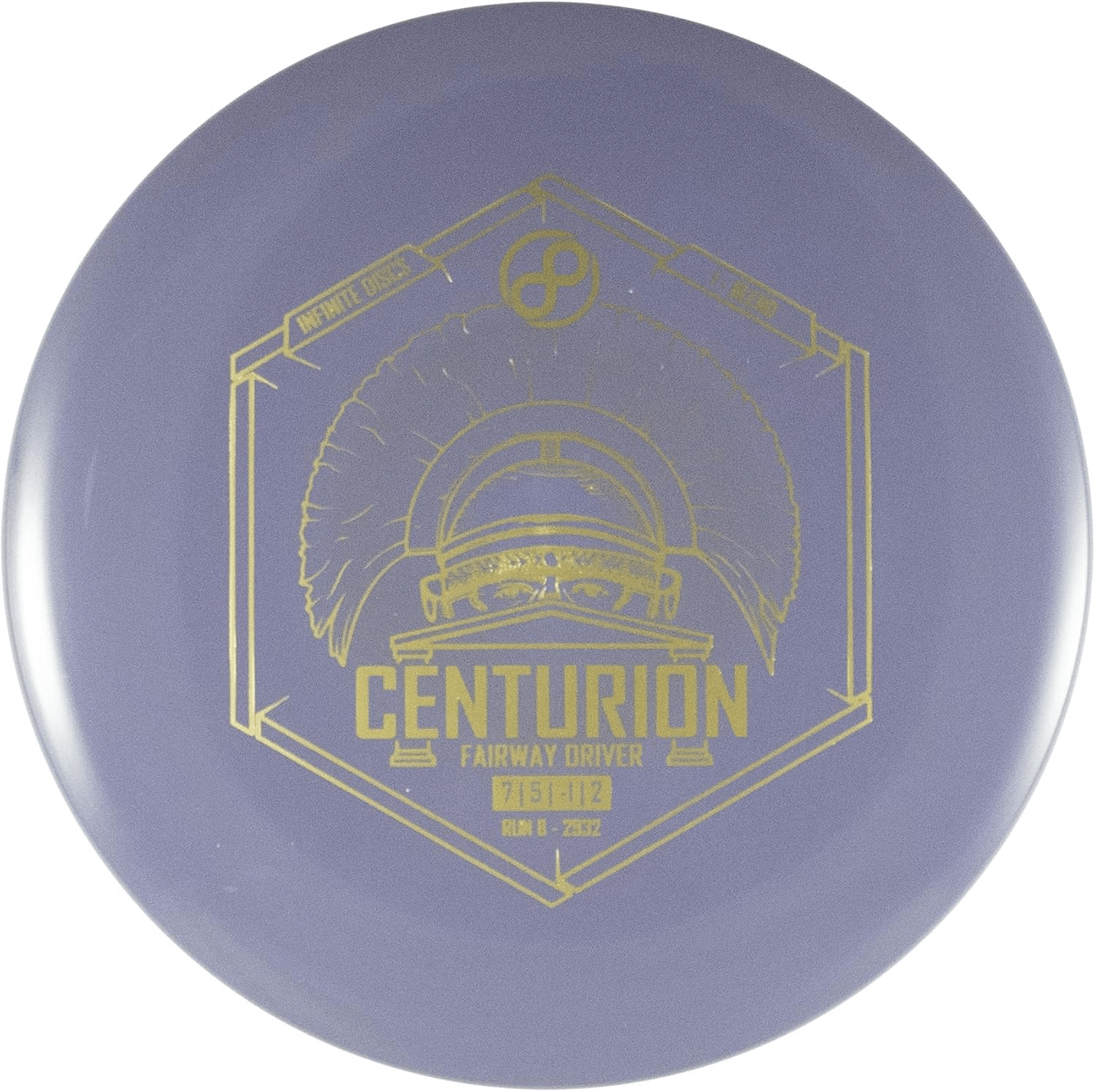 Purple Centurion I Blend disc golf disc