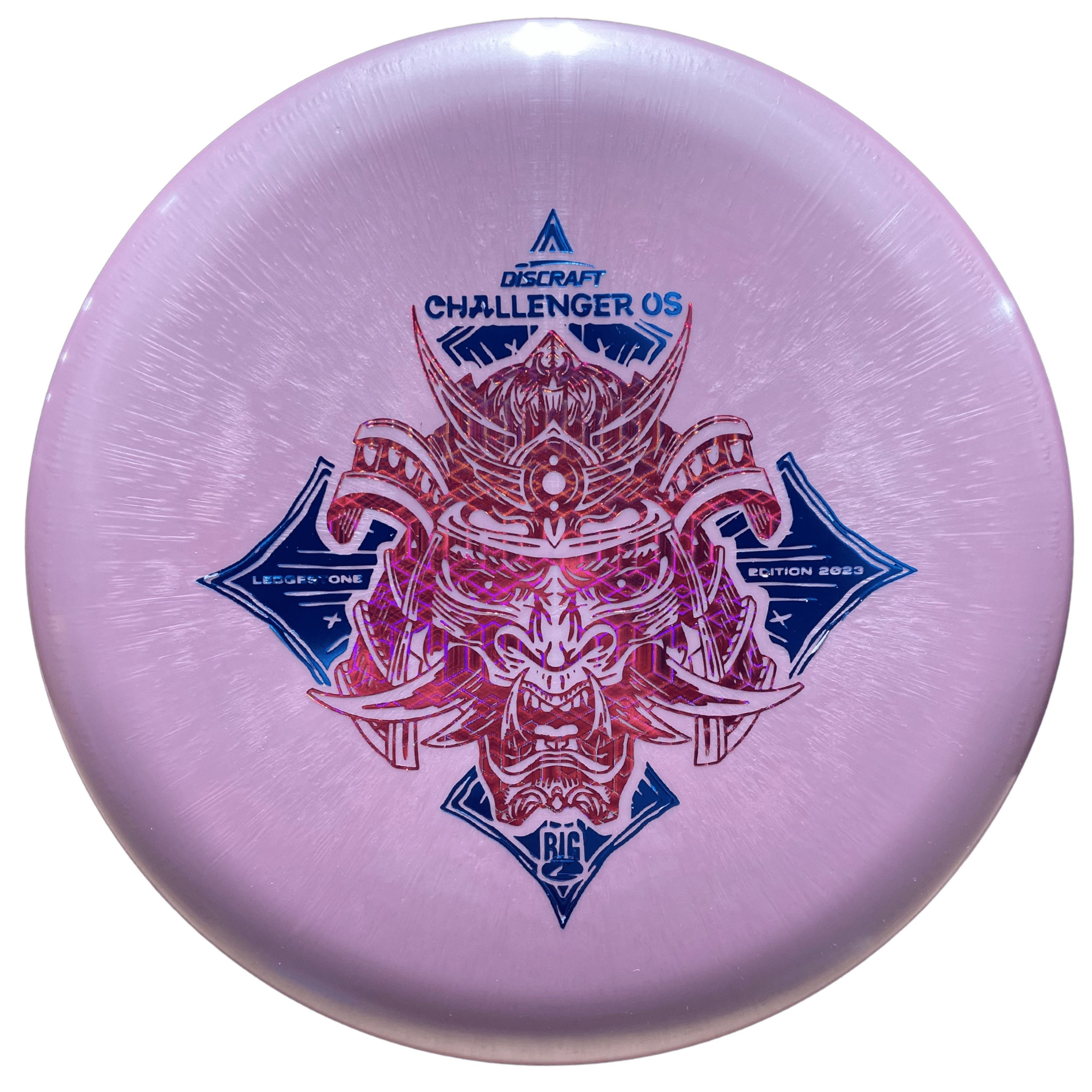 Discraft Challenger OS Big Z disc golf disc with samurai graphic
