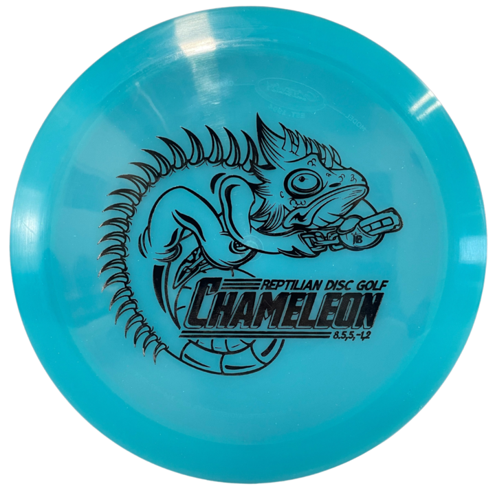 Blue Chameleon Disc Golf Disc