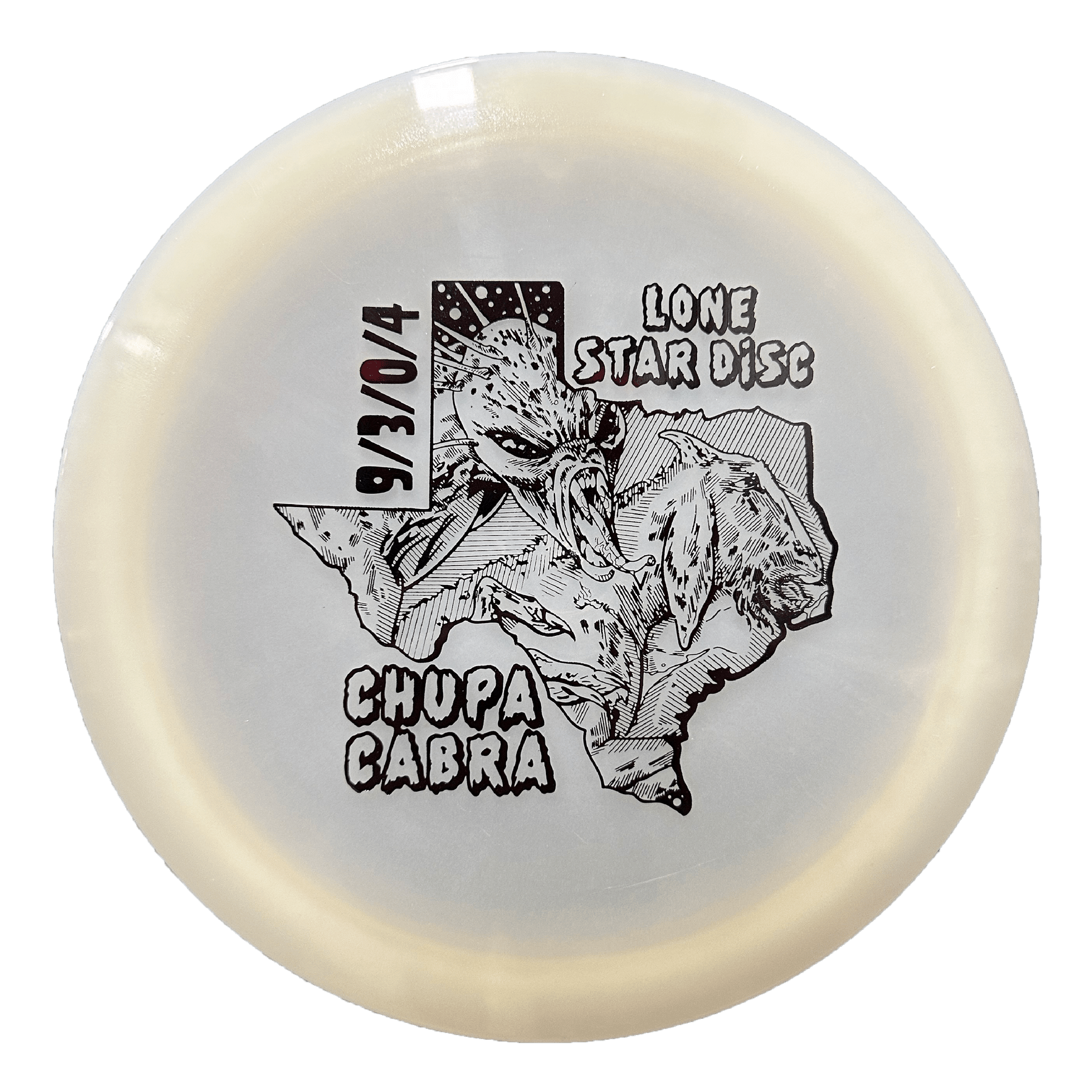 Lone Star Disc Chupacabra Bravo White Disc