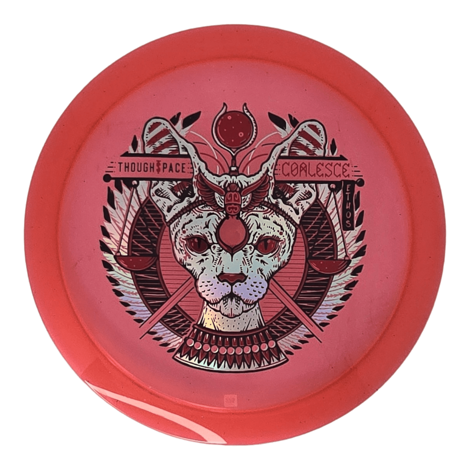 Pink Thought Space Coalesce Ethos disc golf disc