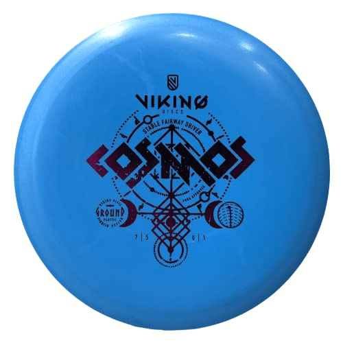 Blue Viking Discs Cosmos disc golf disc