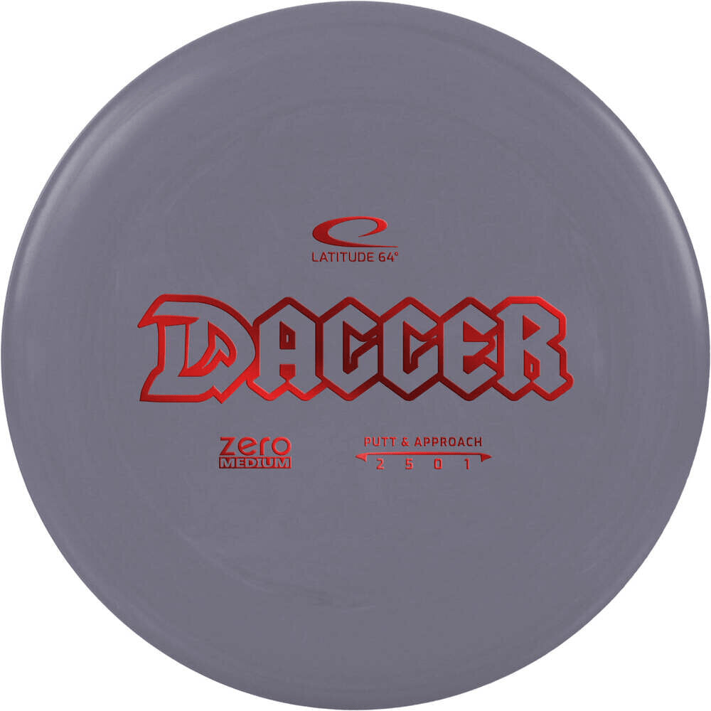 Latitude 64 Dagger Zero Medium Gray disc golf putter