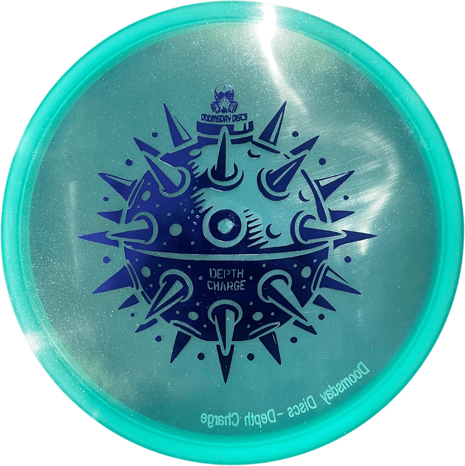 Blue Depth Charge disc golf disc