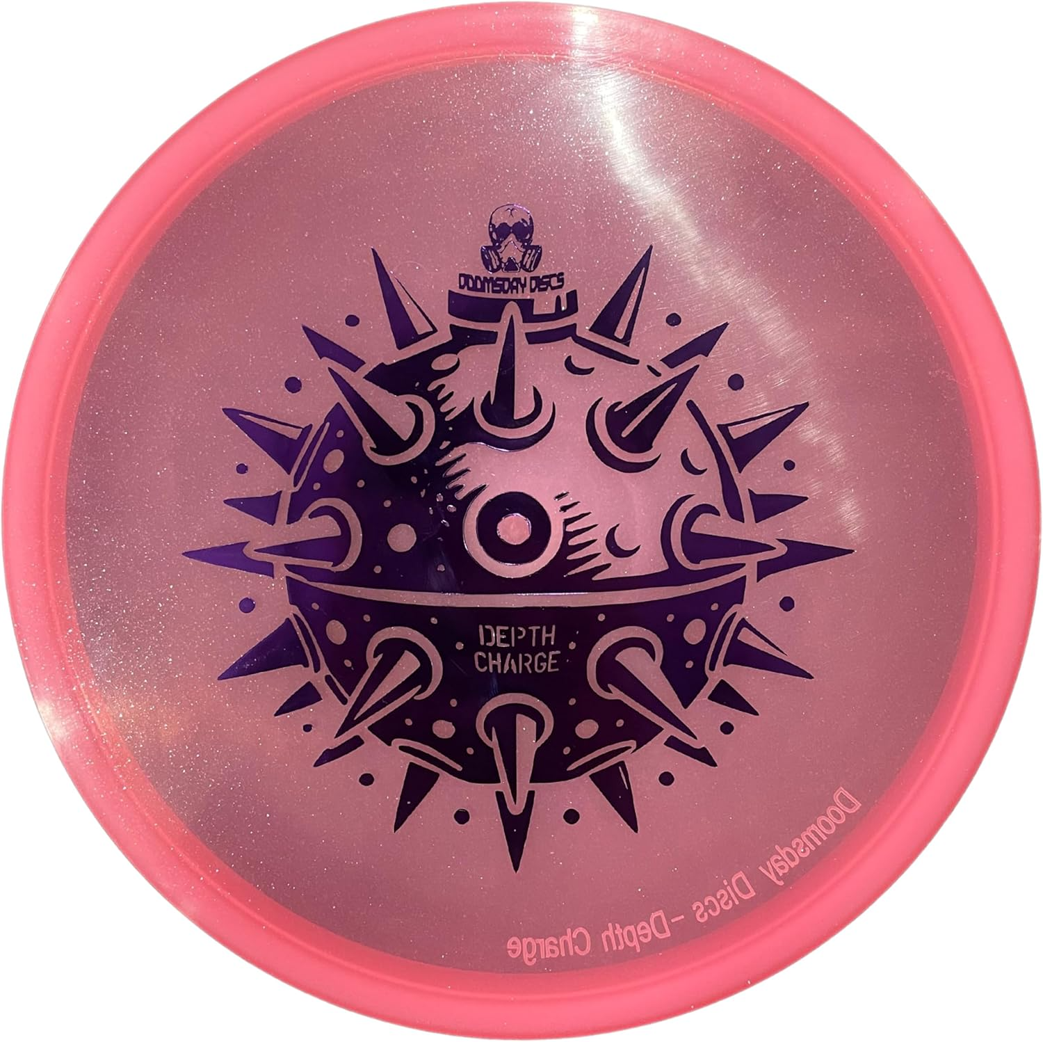 Pink Doomsday Discs Depth Charge disc golf disc