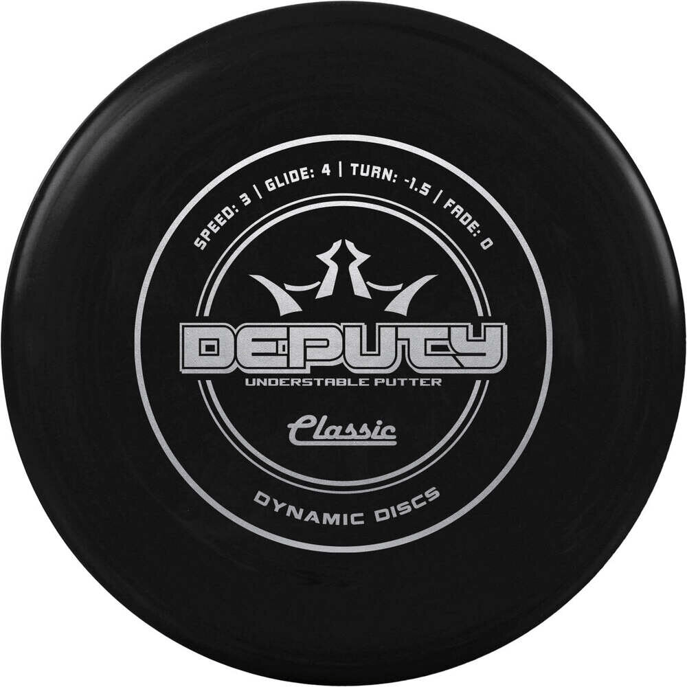 Deputy Classic Black Disc Golf Putter