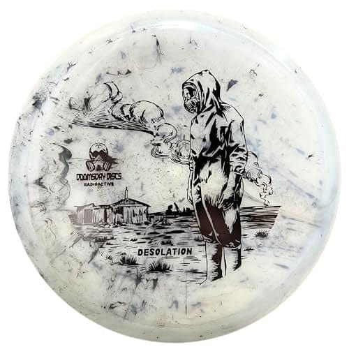 Desolation Radioactive disc golf disc with hazmat scene