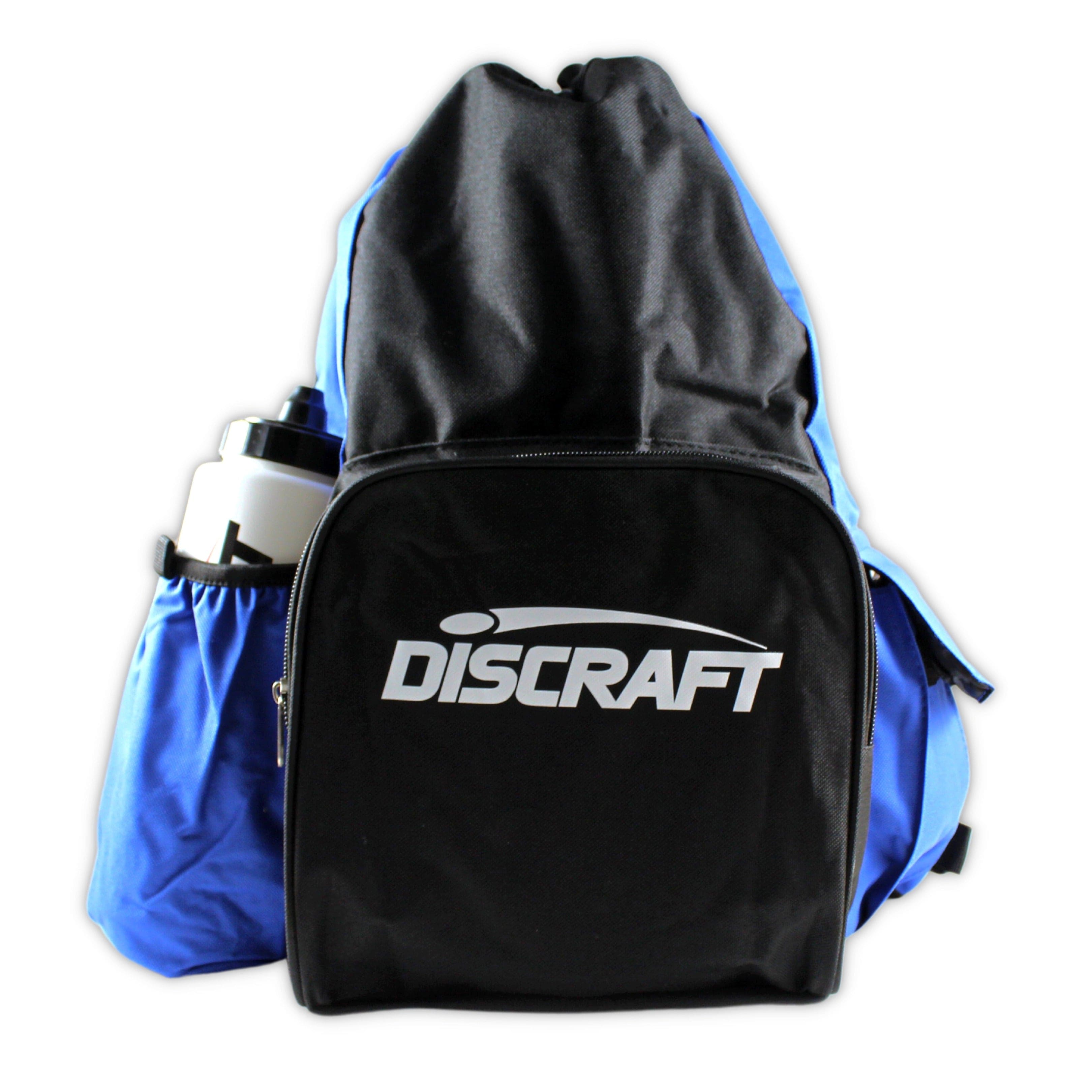 Blue Discraft drawstring backpack