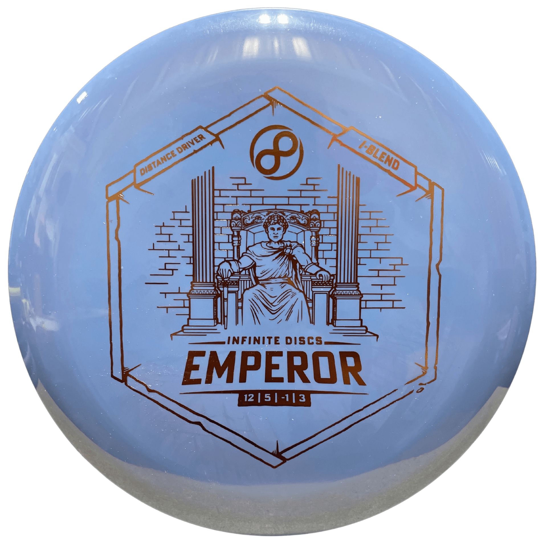Infinite Discs Emperor I-Blend blue/grey disc golf driver