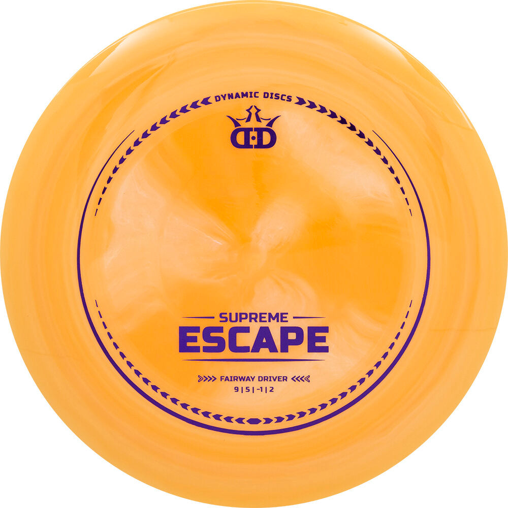Supreme Escape Orange Disc Golf Disc
