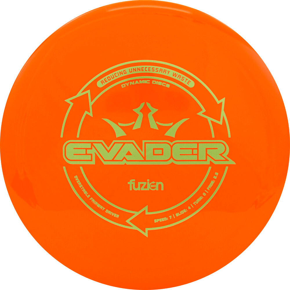 Evader Fuzion Orange Disc Golf Disc