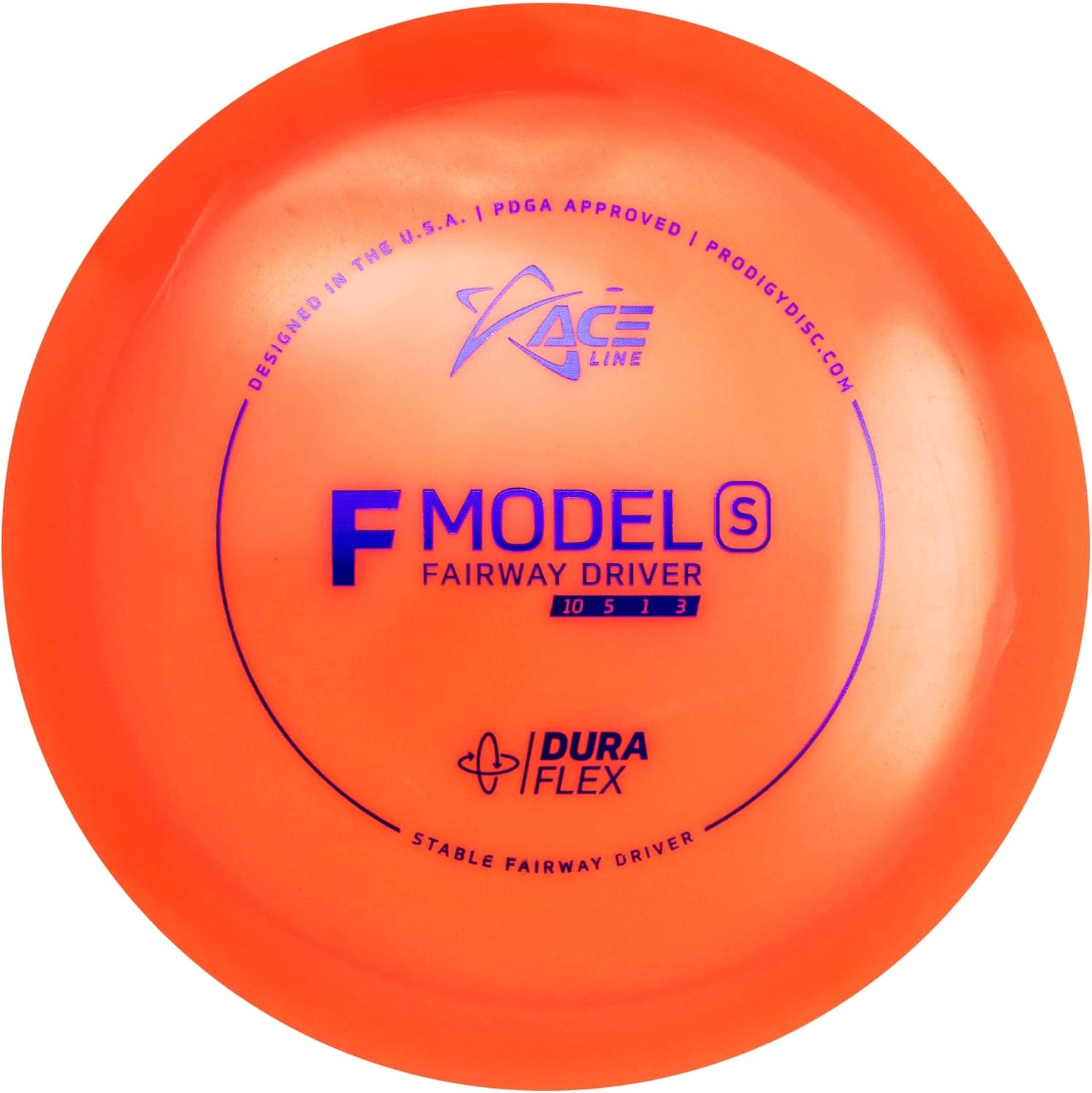 Orange Prodigy Ace Line F Model S Dura Flex Disc