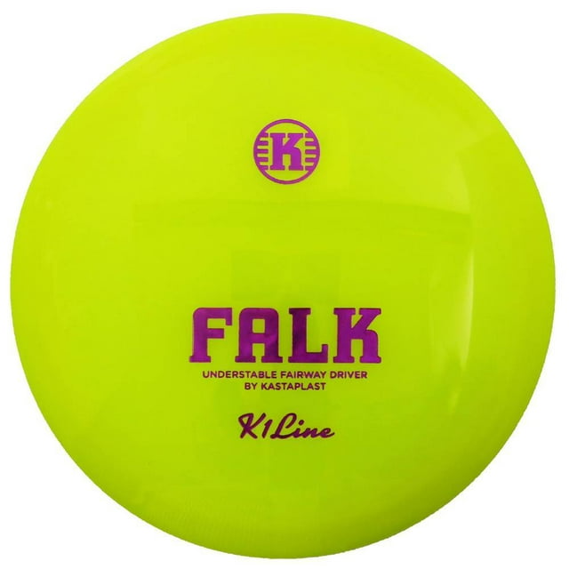 Kastaplast Falk yellow disc golf driver