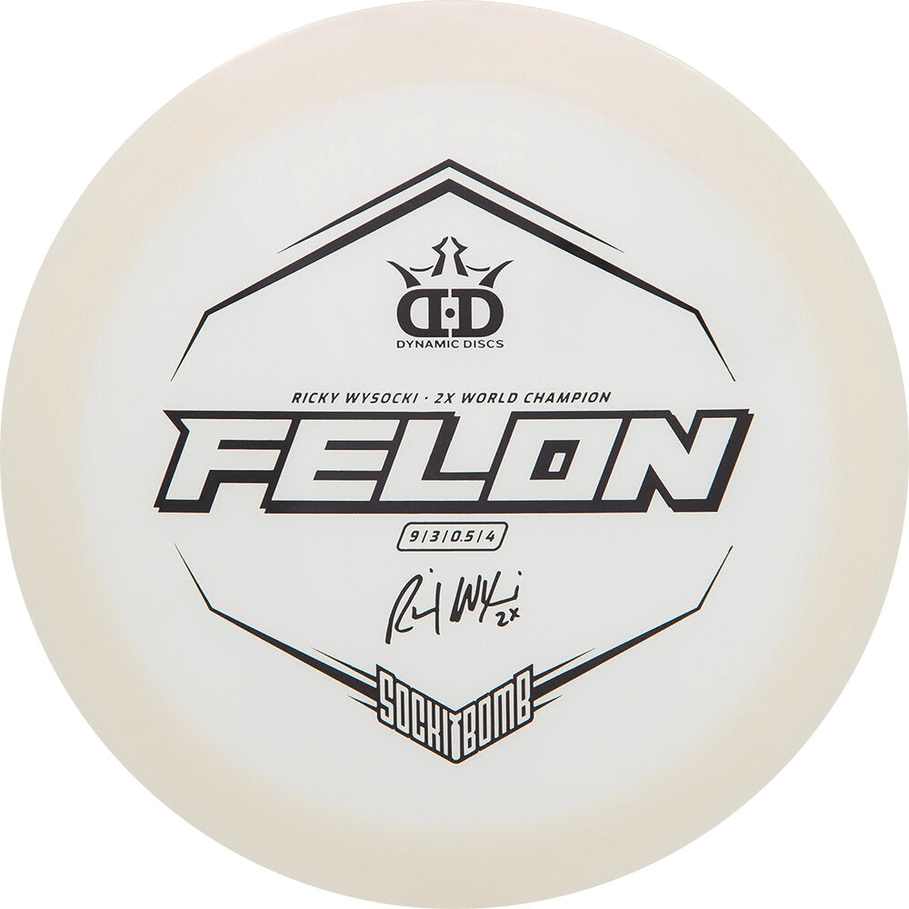 White Dynamic Discs Felon disc golf disc
