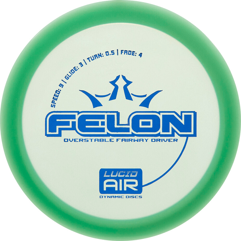 Felon Lucid Air Green Disc Golf Disc