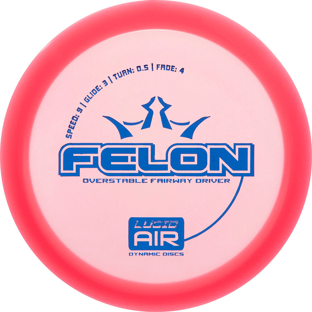 Pink Lucid Air Felon disc golf disc