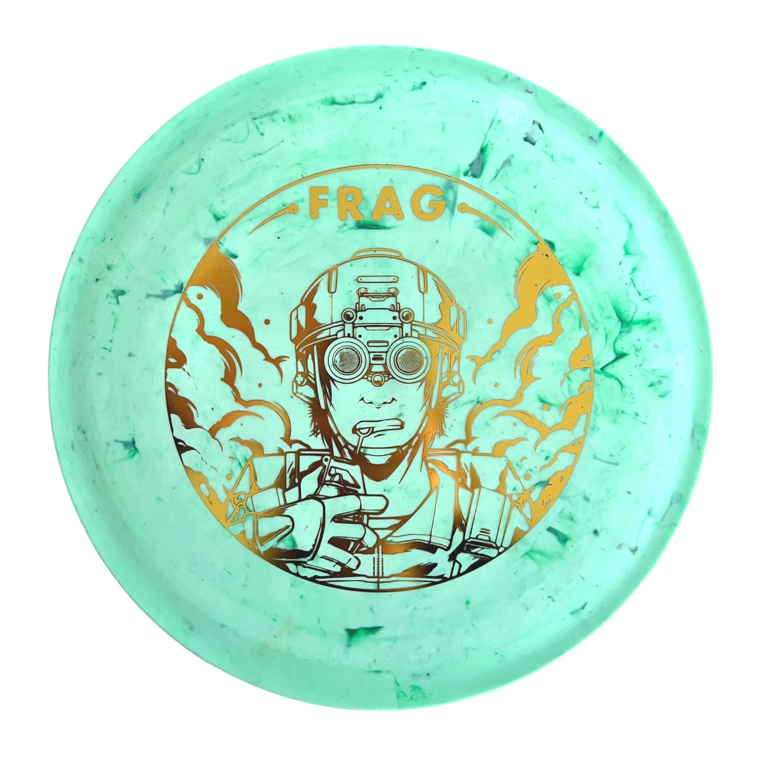 Green Frag disc golf disc