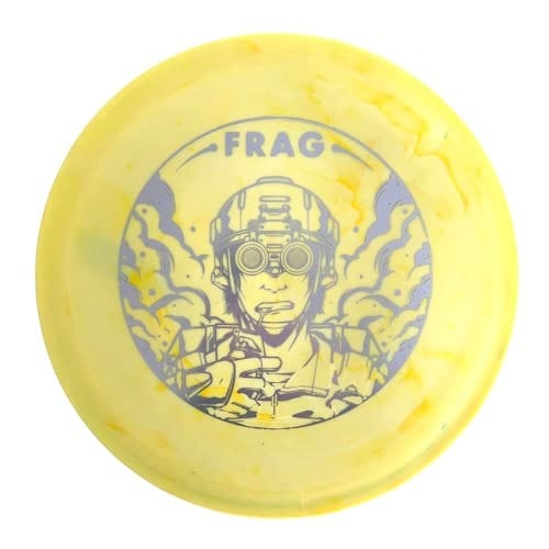 Yellow Frag disc golf disc