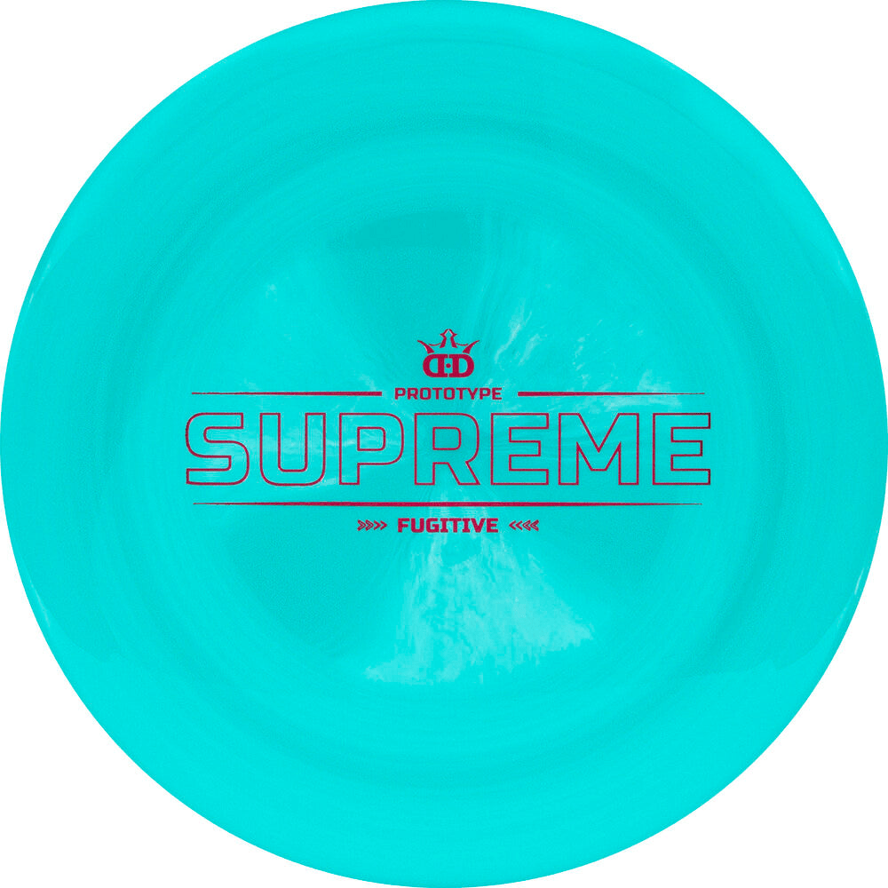 Light blue Supreme Fugitive disc golf disc