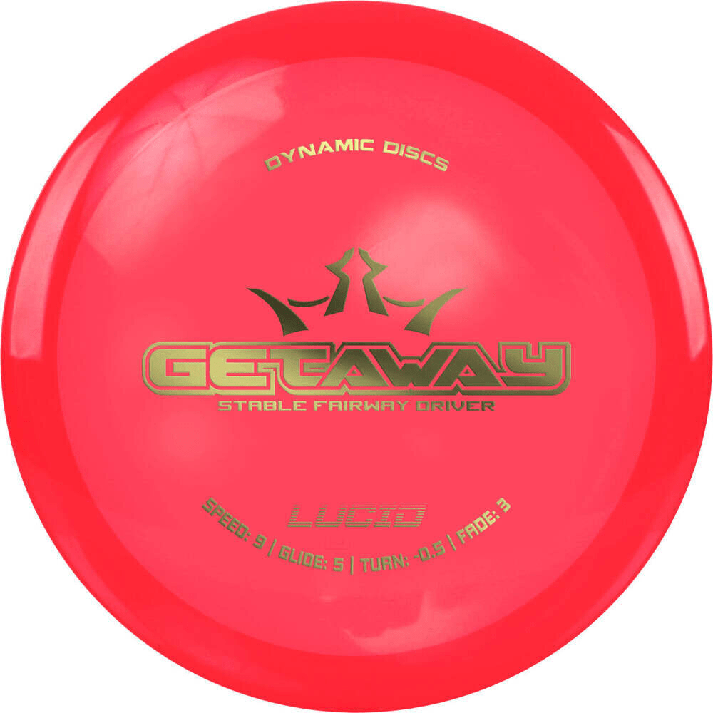 Getaway Lucid Red Disc Golf Driver