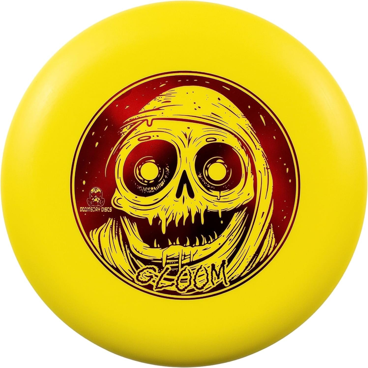 Yellow Gloom disc golf disc