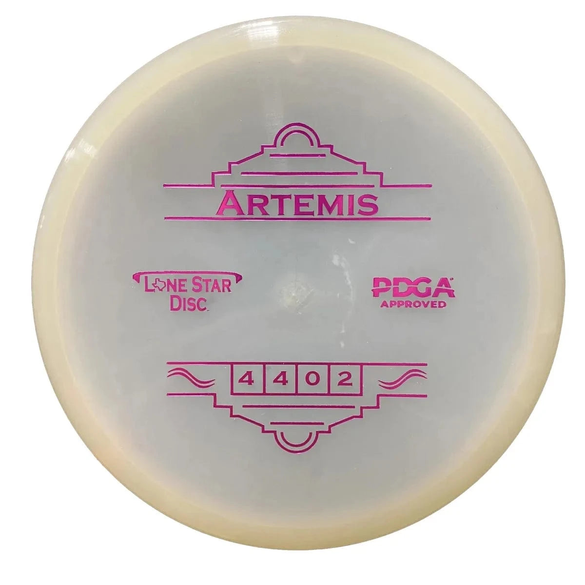 Glow-in-the-dark Lone Star Disc Artemis disc golf disc