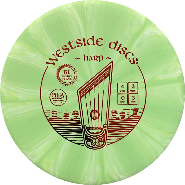 Westside Discs Harp Burst Disc Golf Disc