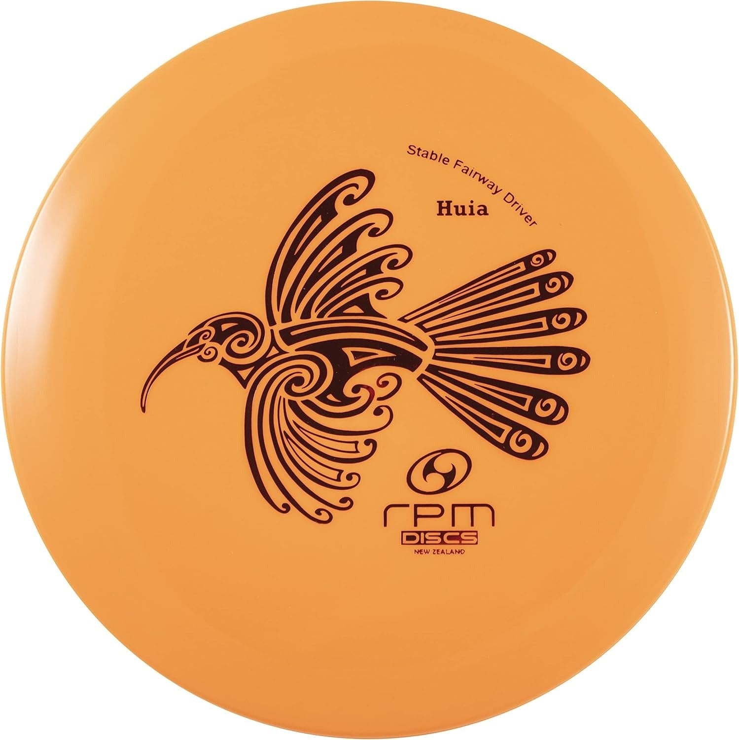 Huia Atomic Orange Disc Golf Driver