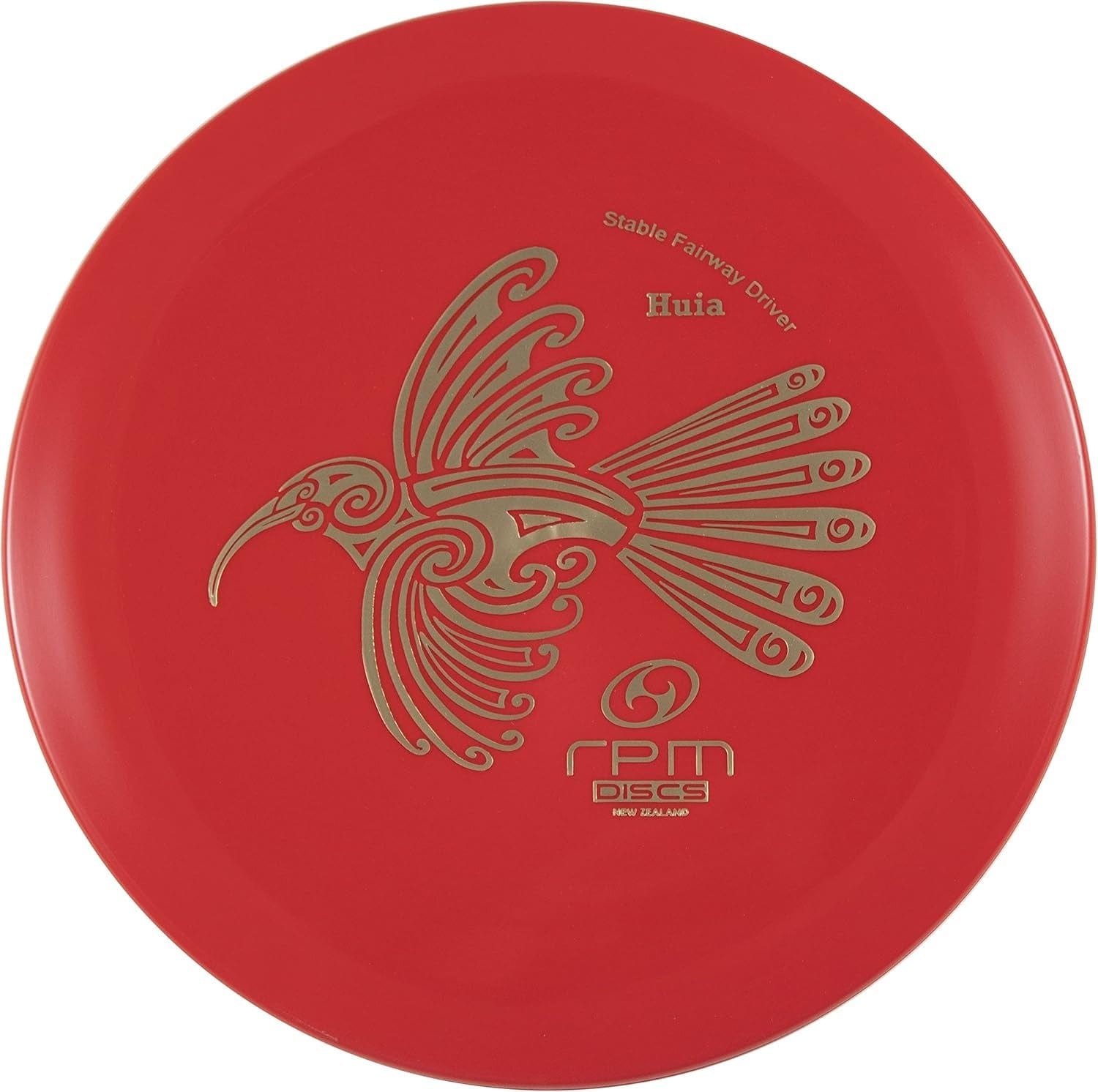 Huia Atomic Red disc golf driver