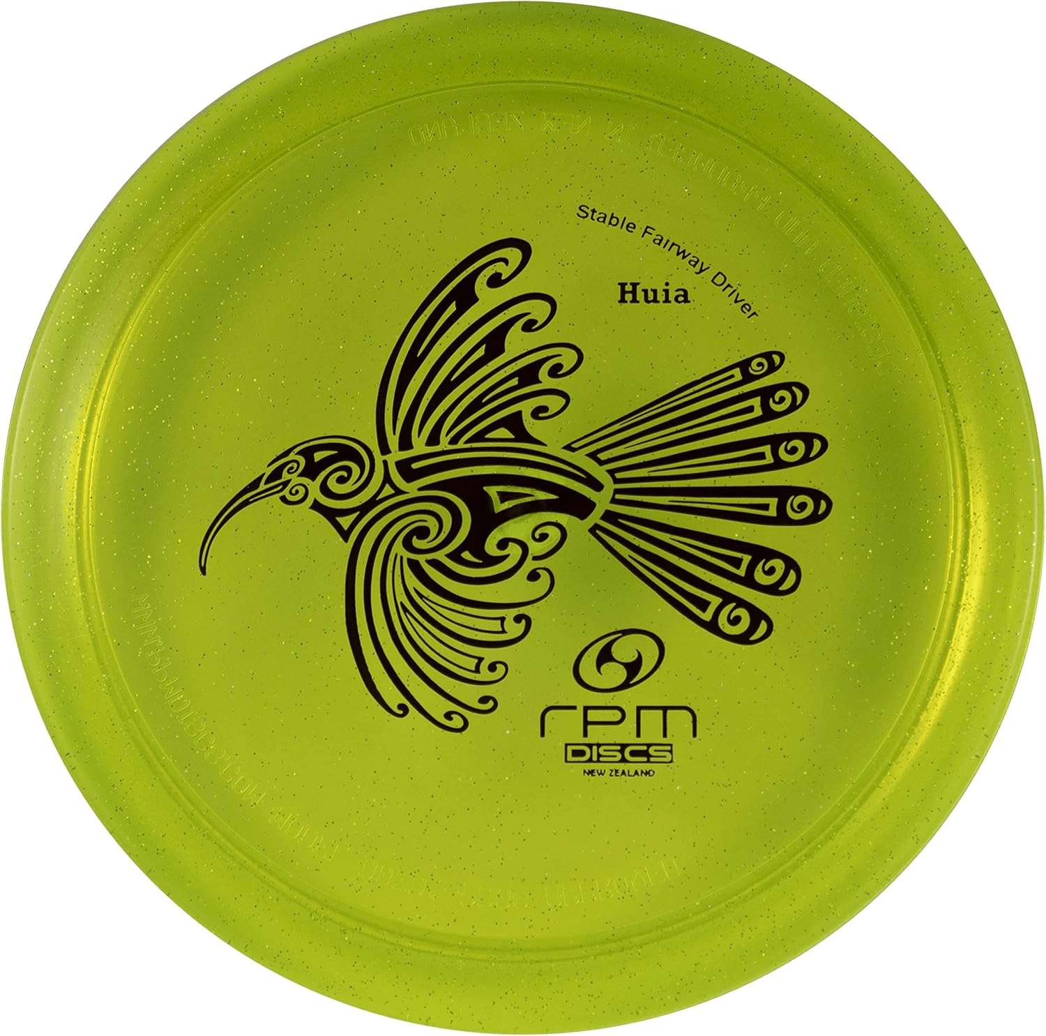 Huia Cosmic Green Disc Golf Driver