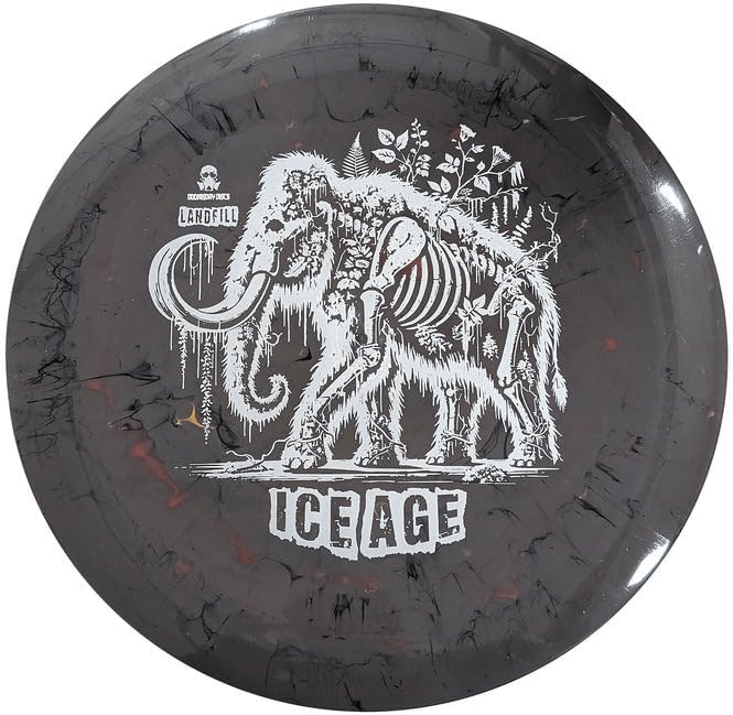 Ice Age Landfill disc golf disc with mammoth graphic