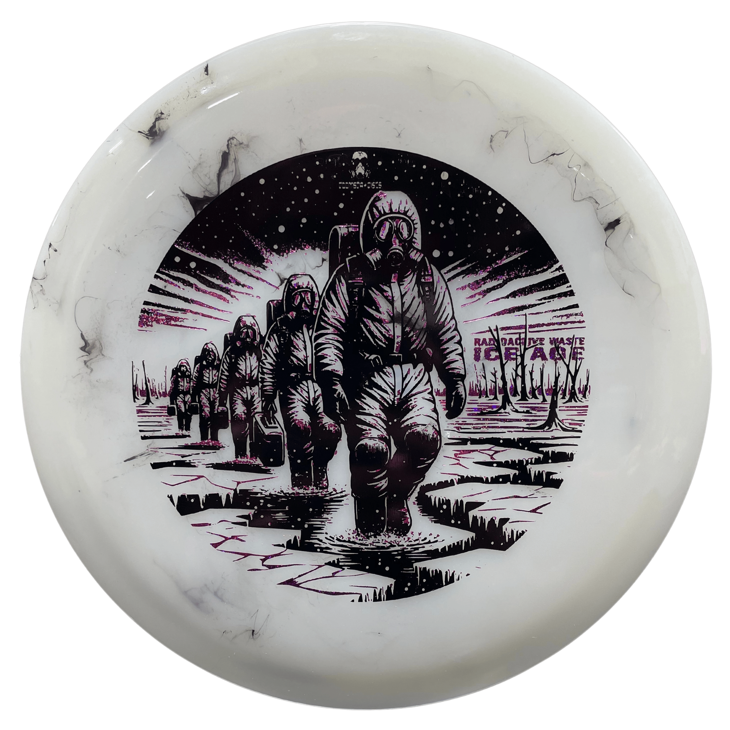 Ice Age Radioactive Waste disc golf disc