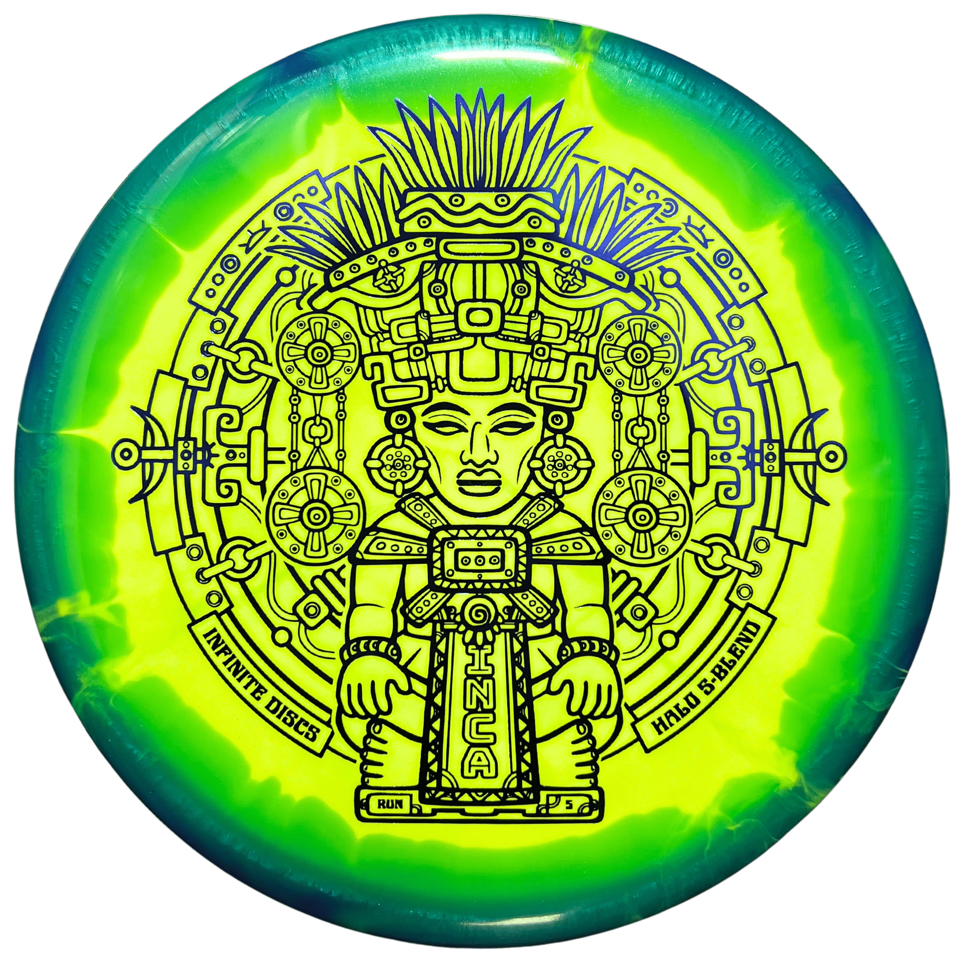 Inca Halo S-Blend disc golf disc on white background