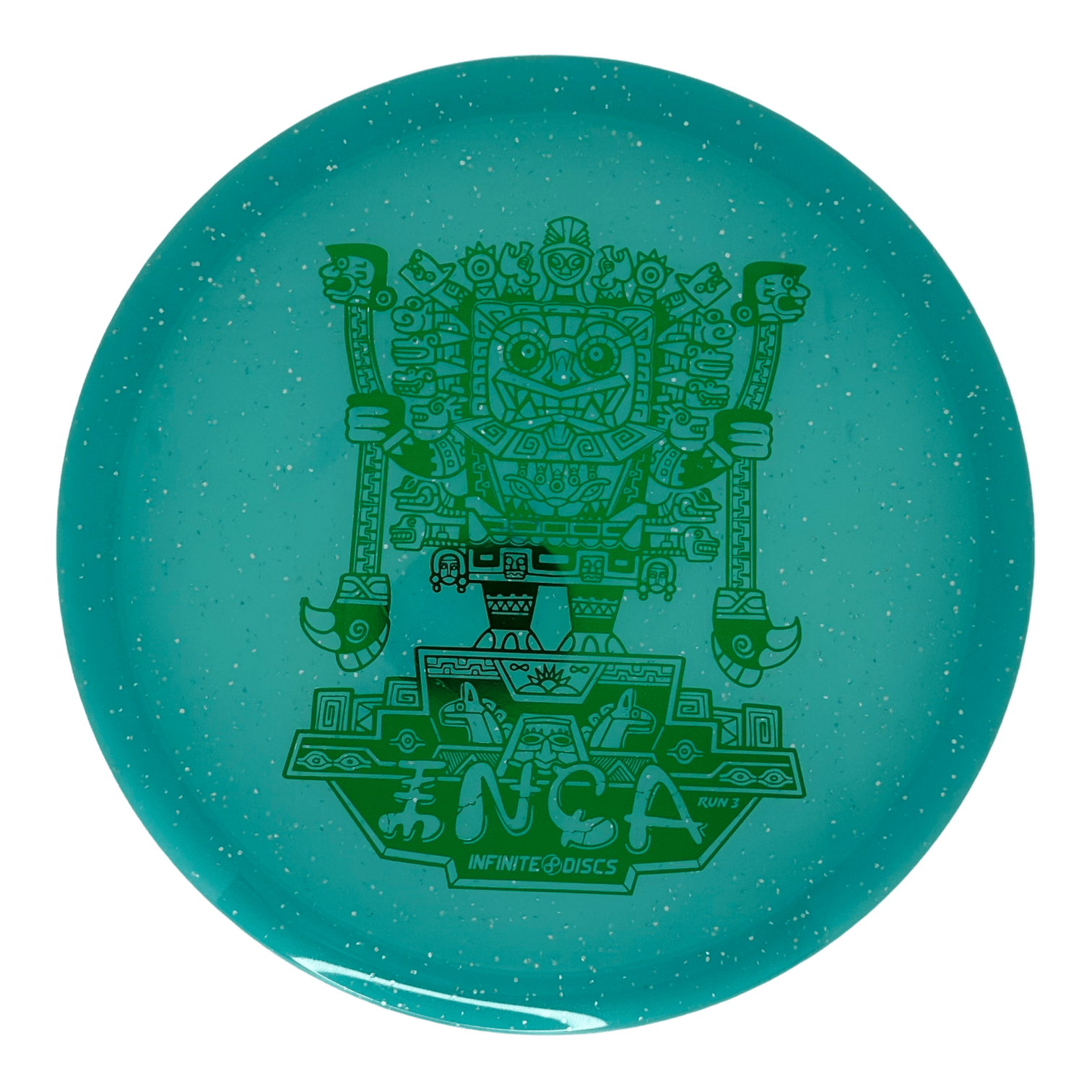 Inca MFG Blue Disc Golf Disc