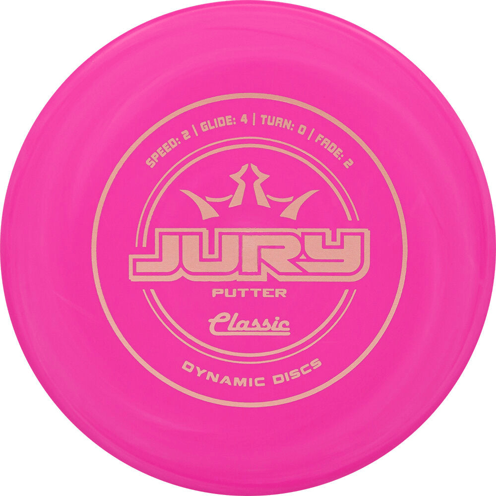 Pink Dynamic Discs Jury Classic Putter
