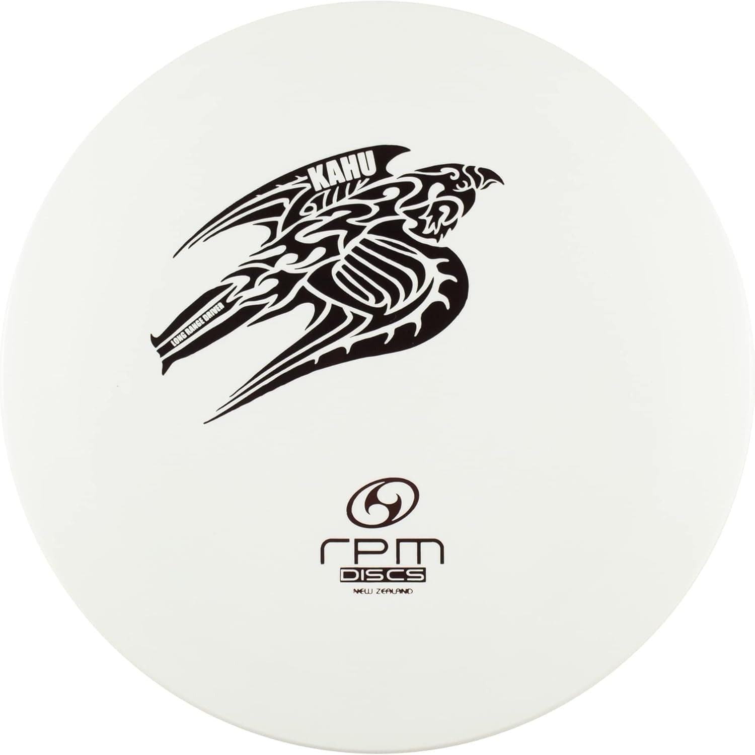 White Kahu Atomic disc golf disc