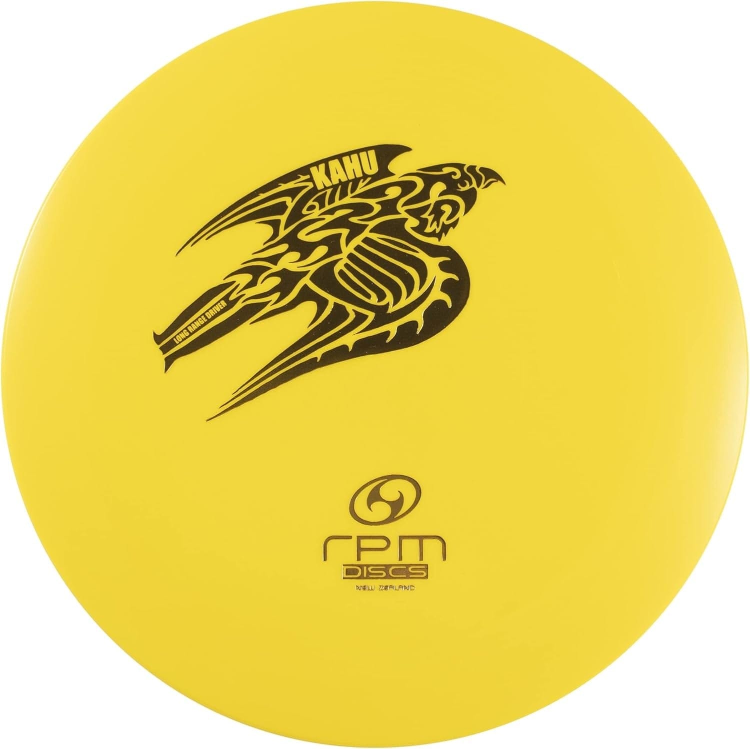 Yellow Kahu Atomic Disc Golf Disc