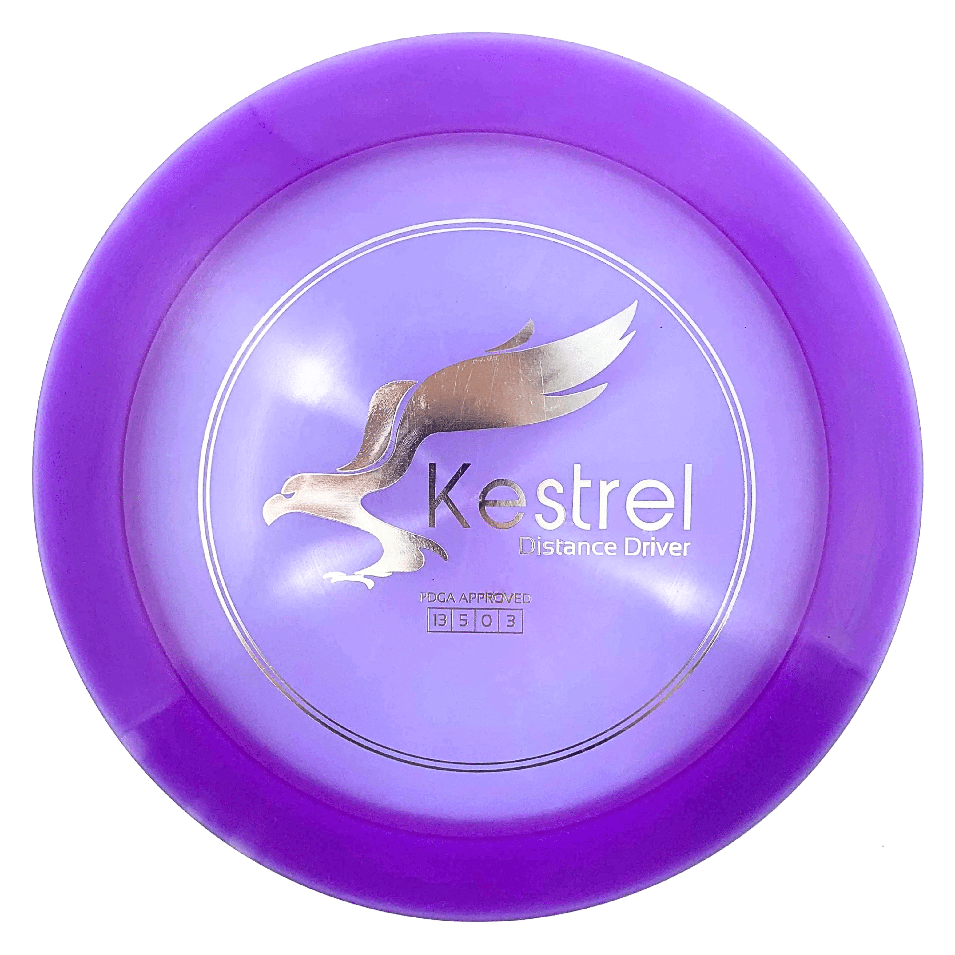 Purple Kestrel distance driver disc golf disc