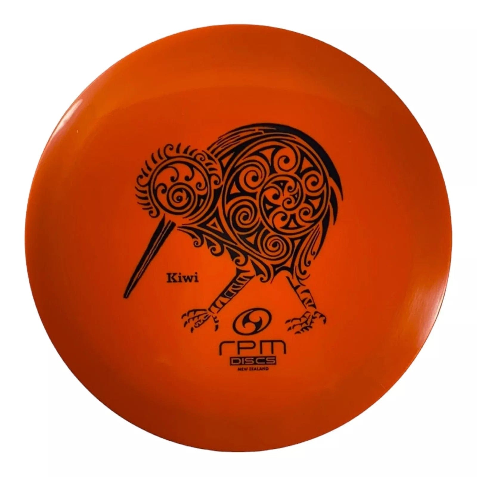 Orange RPM Discs Kiwi disc golf disc