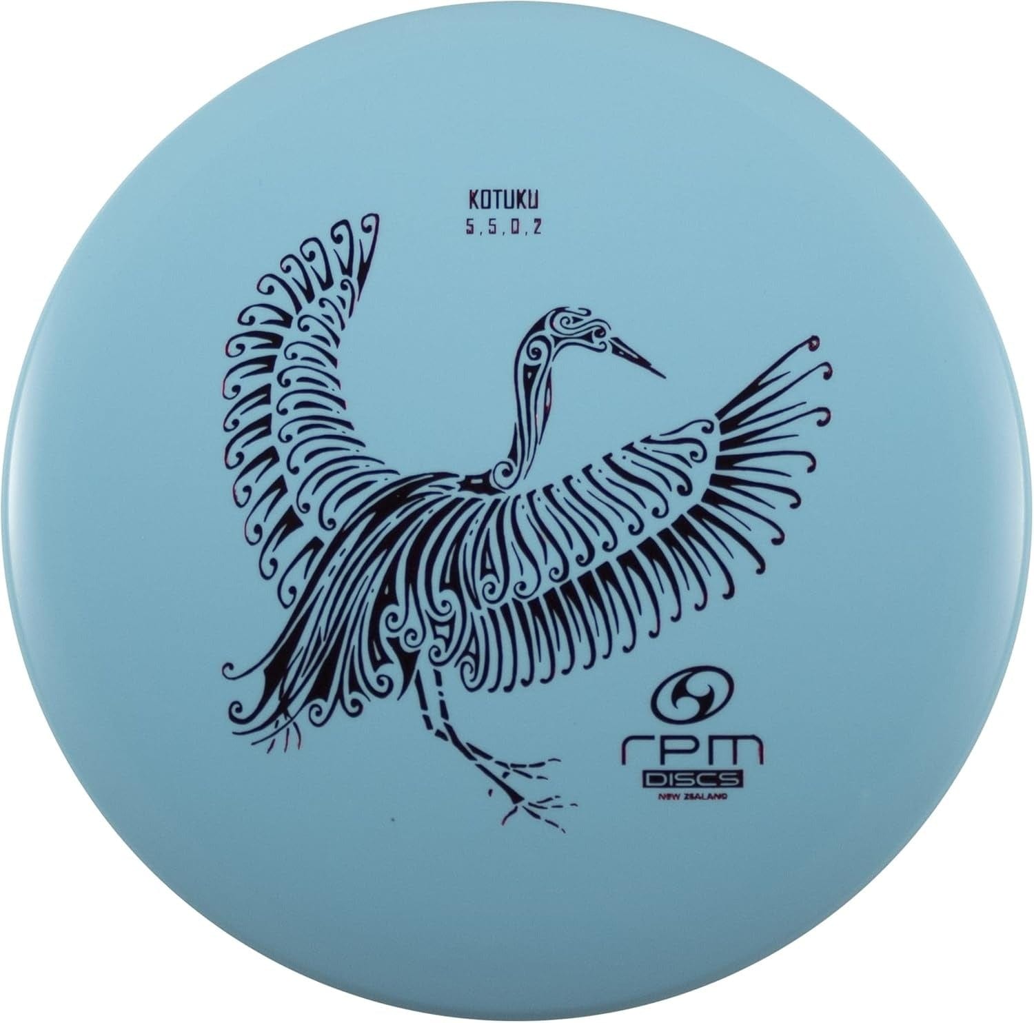 Kotuku Atomic Blue disc golf disc