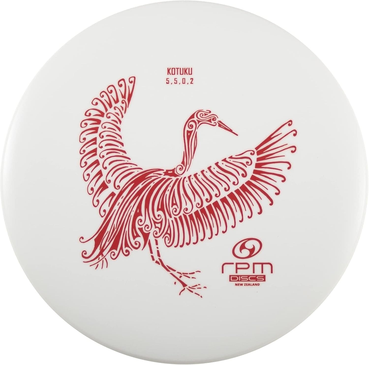 Kotuku Atomic White Disc Golf Disc