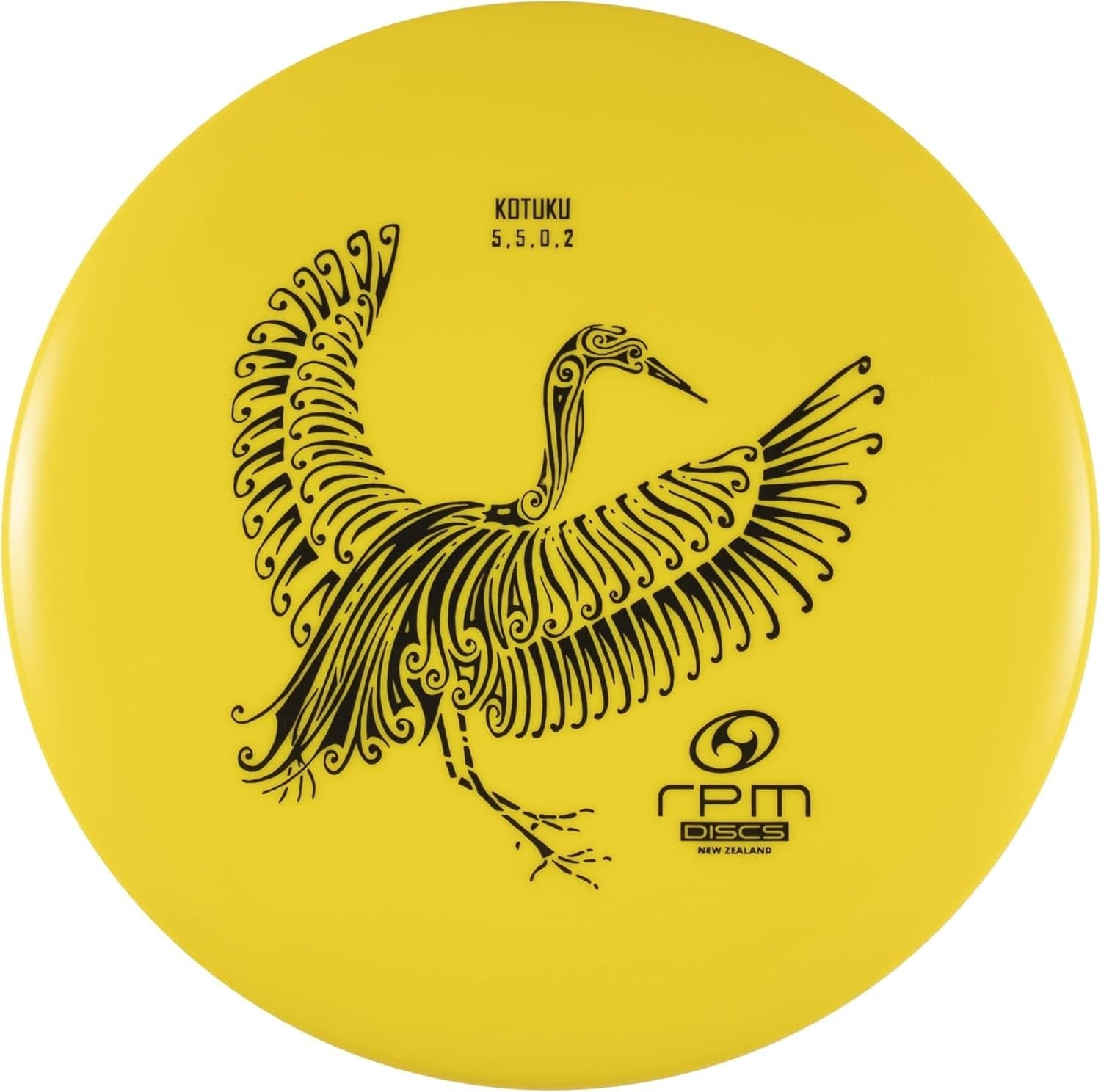 Yellow Kotuku Atomic Disc Golf Disc