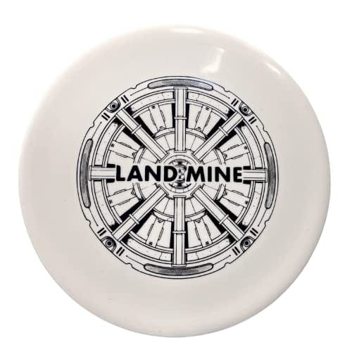 White Land Mine disc golf disc