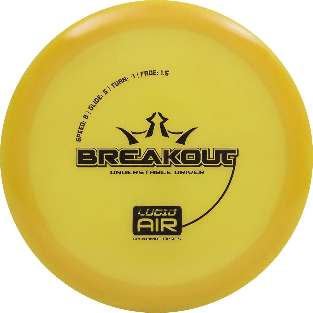 Lucid Air Breakout Yellow Disc Golf Disc