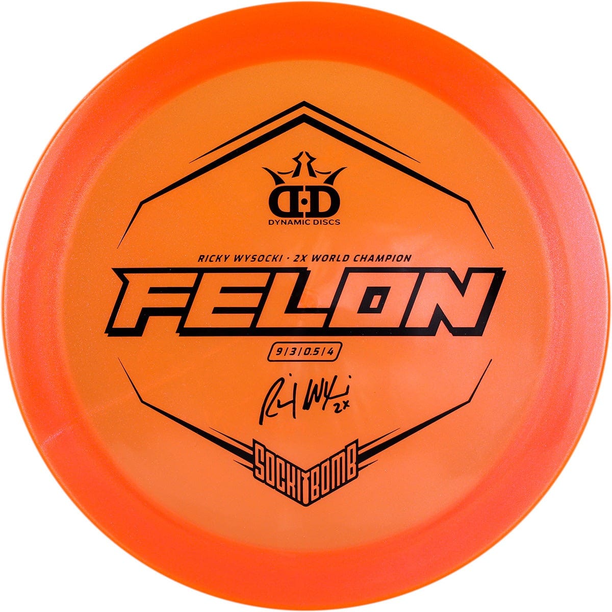 Dynamic Discs Felon Ice Glimmer disc golf disc